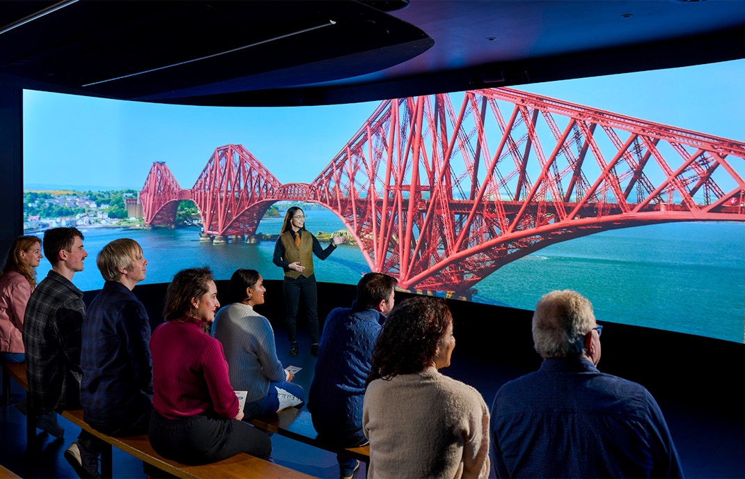 Scotch Whisky Experience sensory video journey in Edinburgh, Scotland.