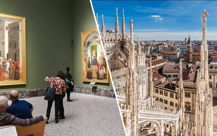 kombination: entré till pinacoteca di brera med biljetter till milanos domkyrka, museum & terraces-1