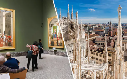 combo (réduction de 5 %) : entrée à la pinacothèque de brera avec billets pour la cathédrale de milan, le musée et les terrasses -1
