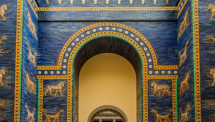 Ishtar Gate at Pergamon Museum in Berlin.