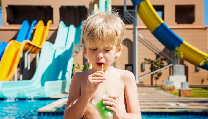 Aqualava Water park at Playa Blanca