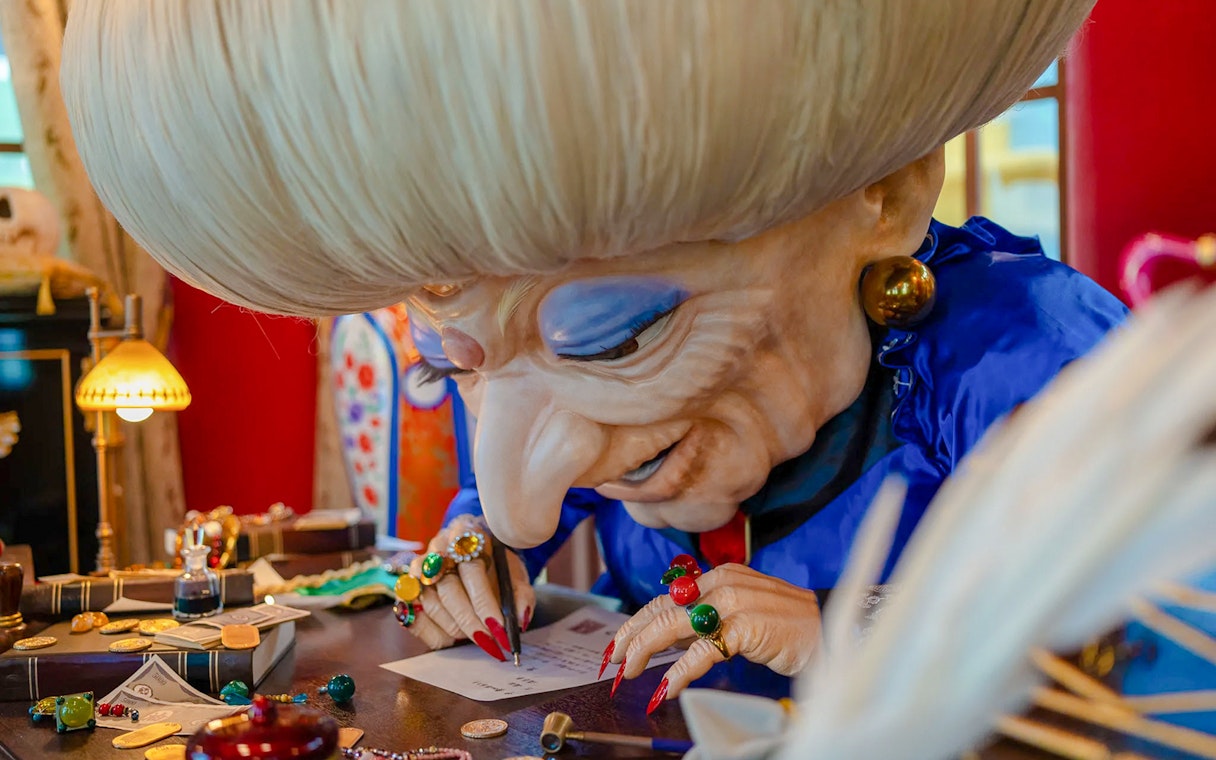 Yubaba's office recreation from Spirited Away at Ghibli Park, Japan.