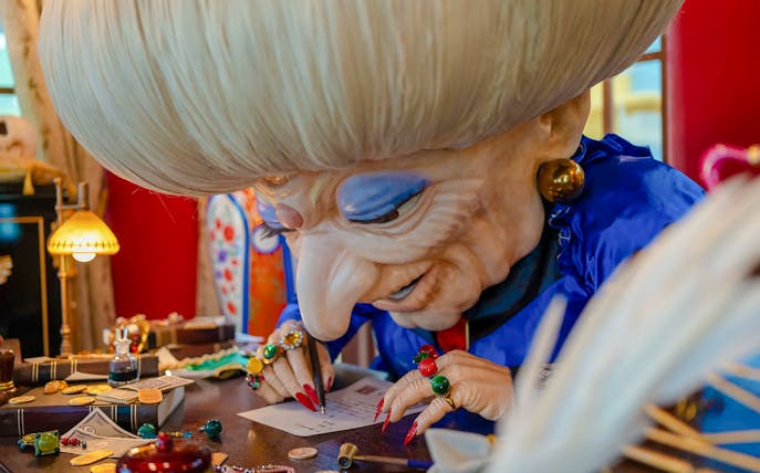 Yubaba's office recreation from Spirited Away at Ghibli Park, Japan.