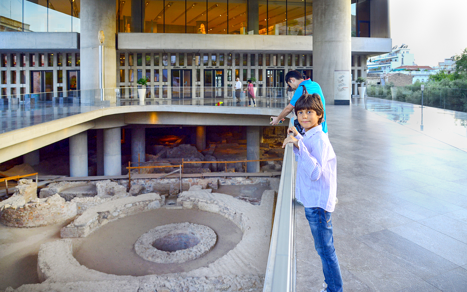 Excavation museum display, Arcopolis Museum