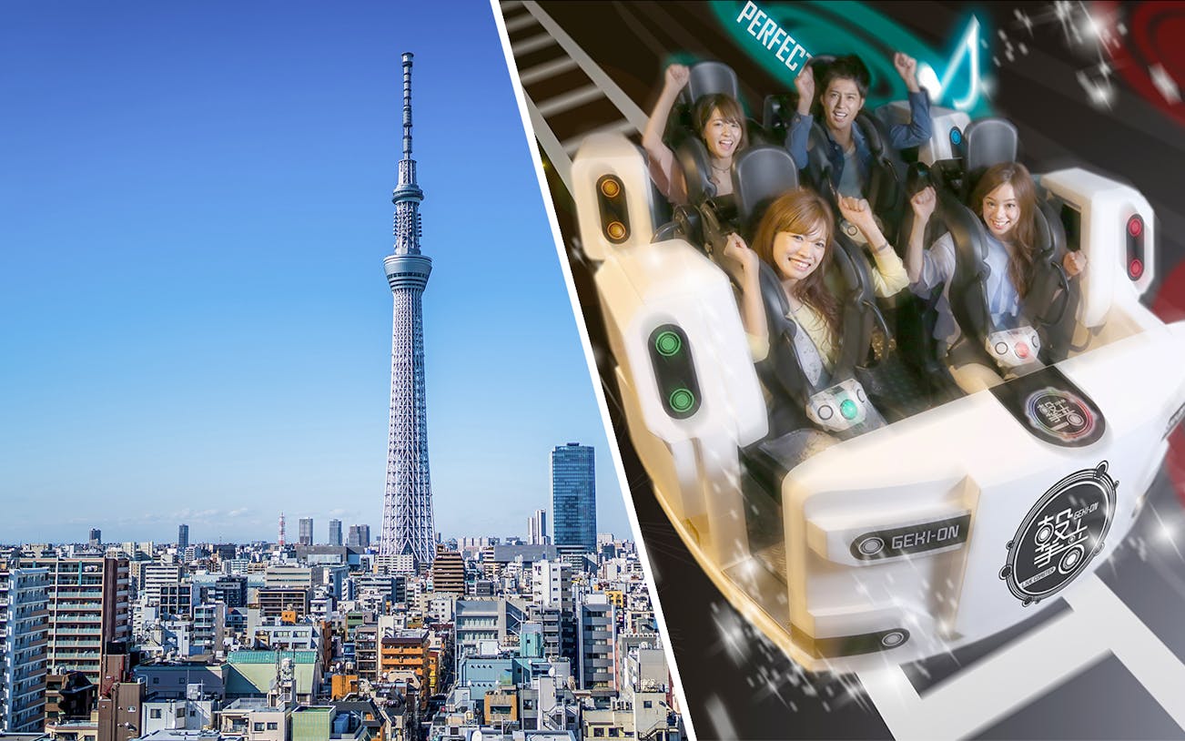 Tokyo Skytree and Joypolis ride experience, 1-day tour.