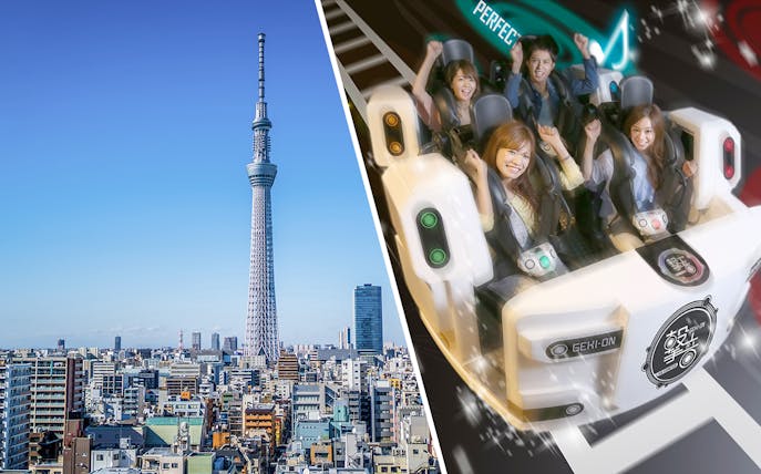 Tokyo Skytree and Joypolis ride experience, 1-day tour.