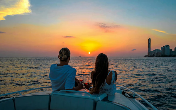 Sunset & Night Boat Party at Cartagena's Bay