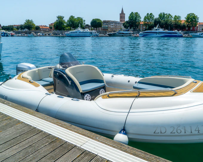 From Zadar: Guided Speedboat Cruise with Local Food, Wine Tasting & Snorkeling