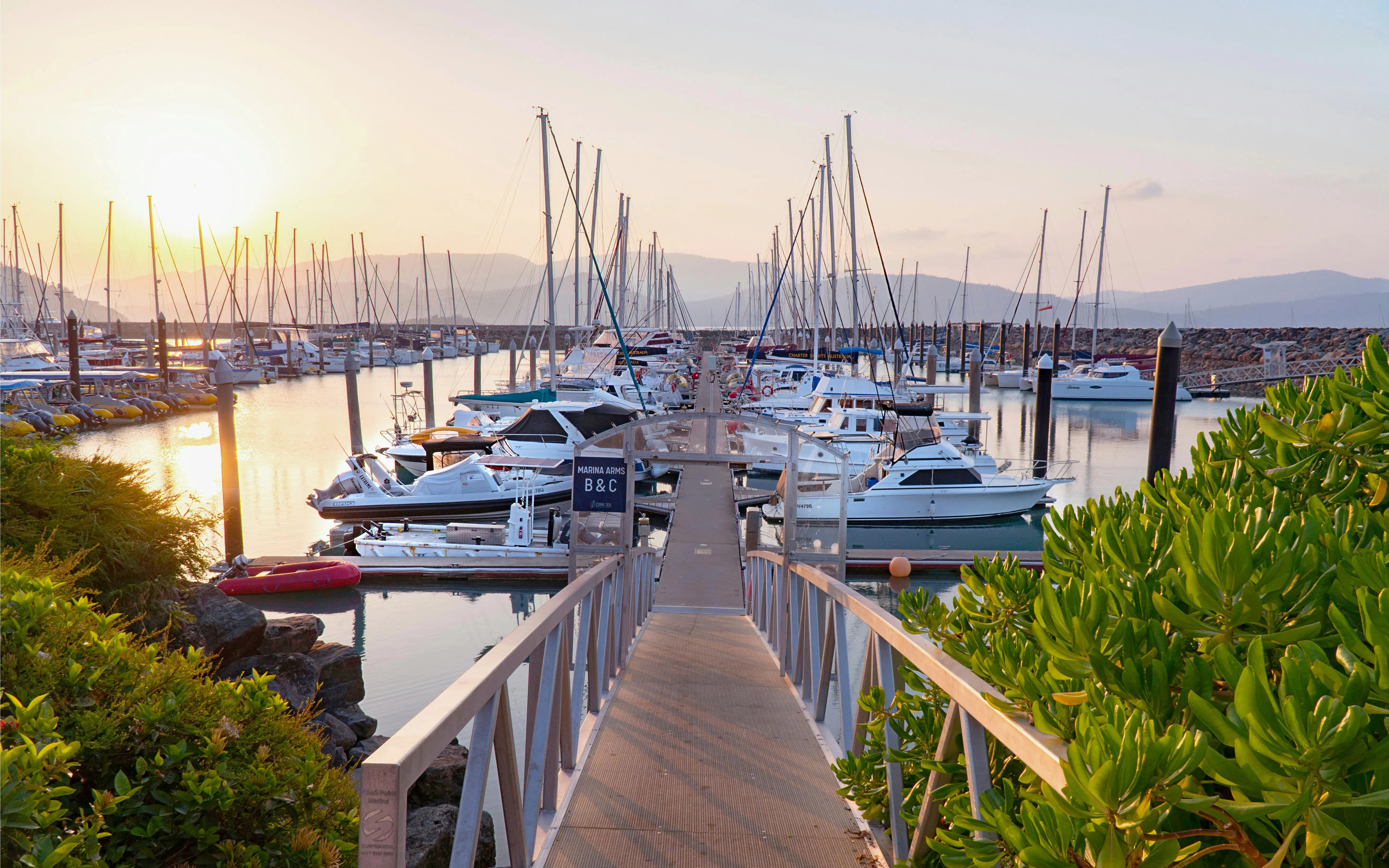 A Finger, port de plaisance de Cairns