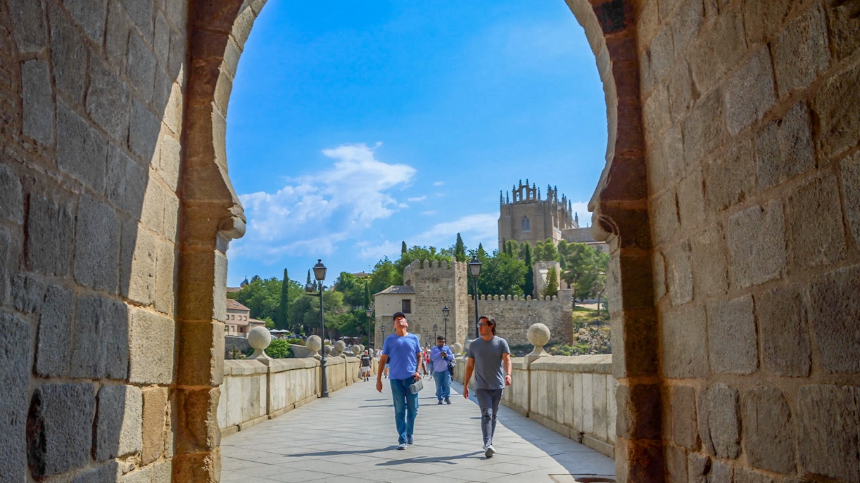 Toledo and Segovia landmarks with tour group, optional Avila visit from Madrid.