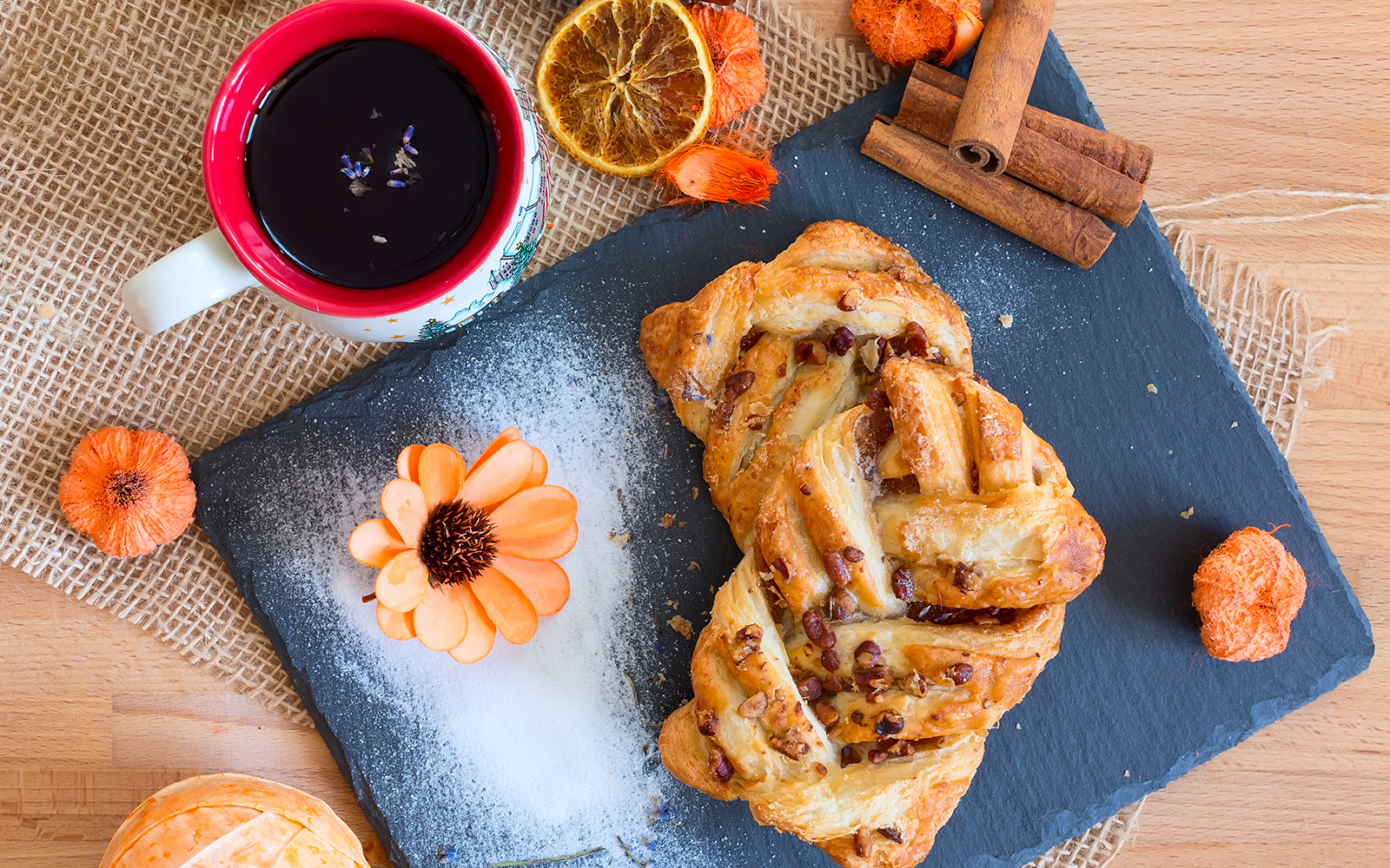 Marple and pPecan Plait Pastry