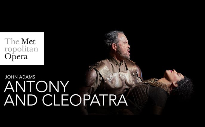 Antony and Cleopatra opera scene at the Metropolitan Opera.