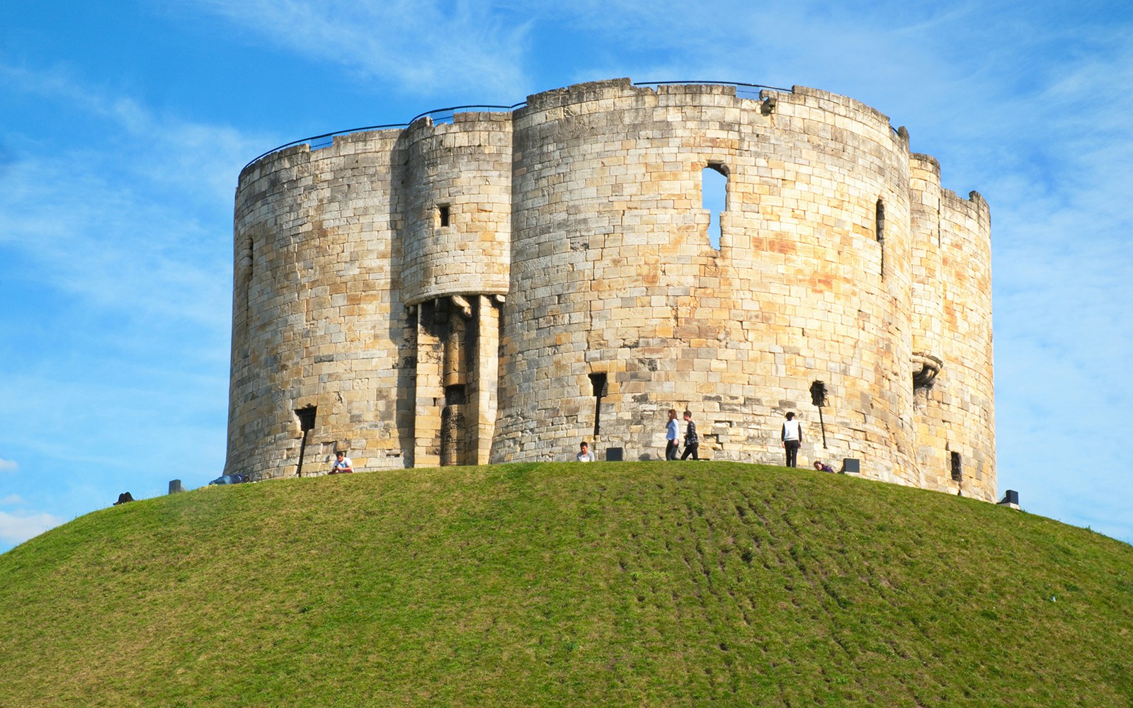 Medieval castle of the city of York, United Kingdom.