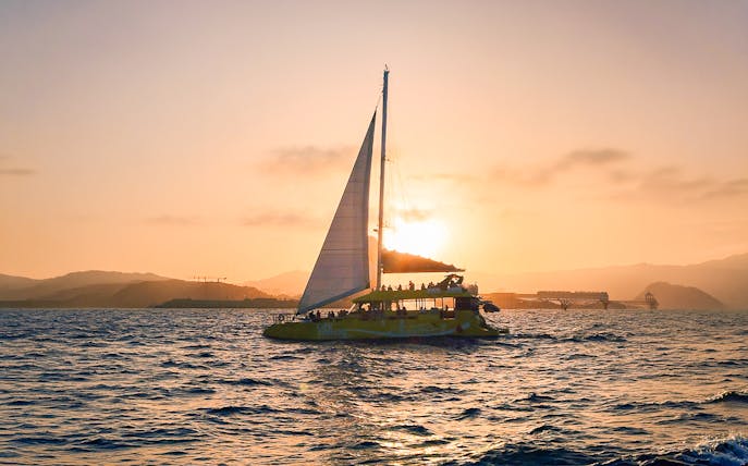 barcelona: sunset catamaran cruise-1