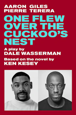 Poster for One Flew Over the Cuckoo's Nest Westend show featuring cast members.