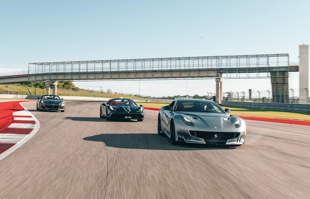 Ferrari Cars on Fiorano Track