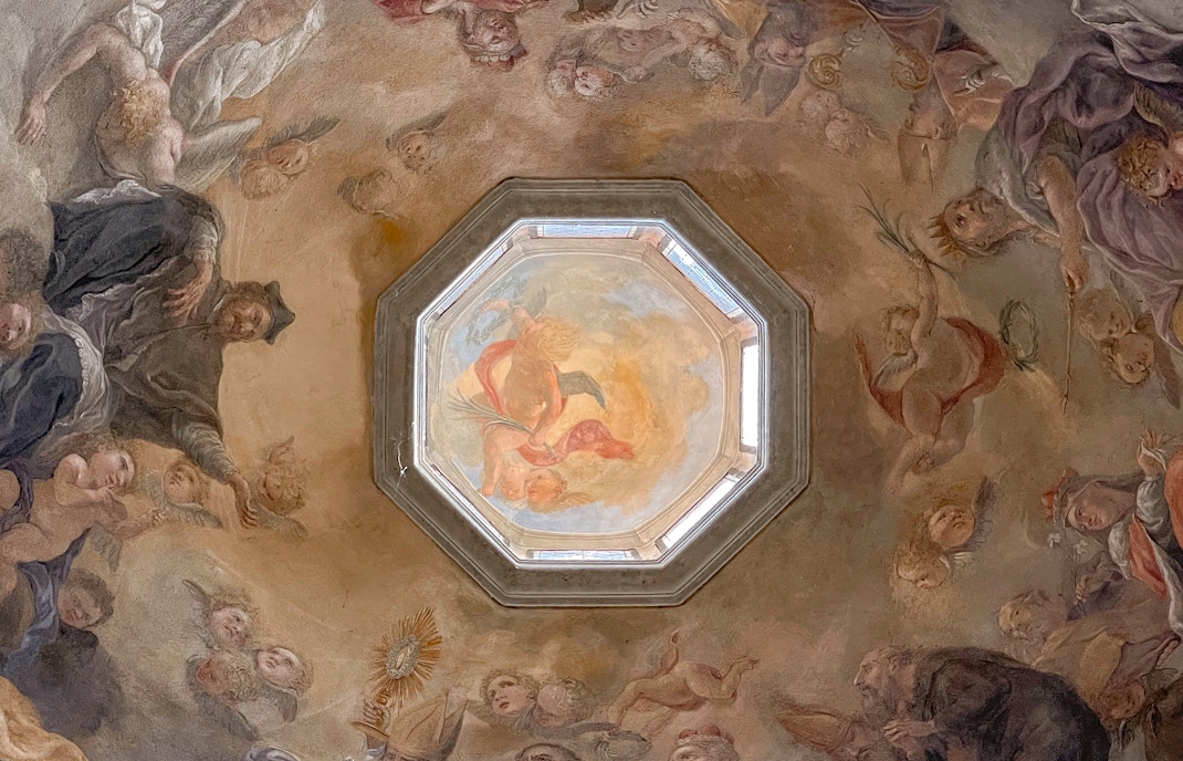 St. George Basilica - Fragments of 12th-Century Frescoes