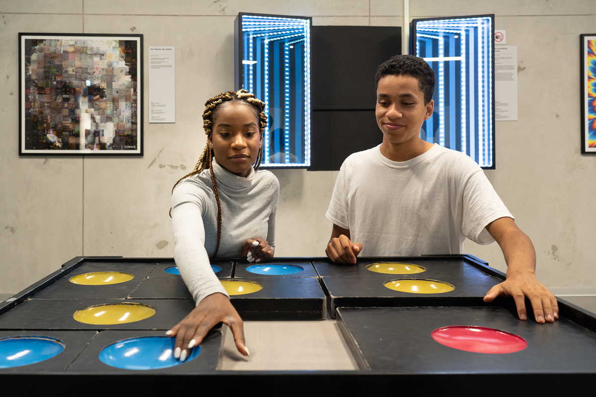  interactive exhibit with optical illusions and engaging displays.