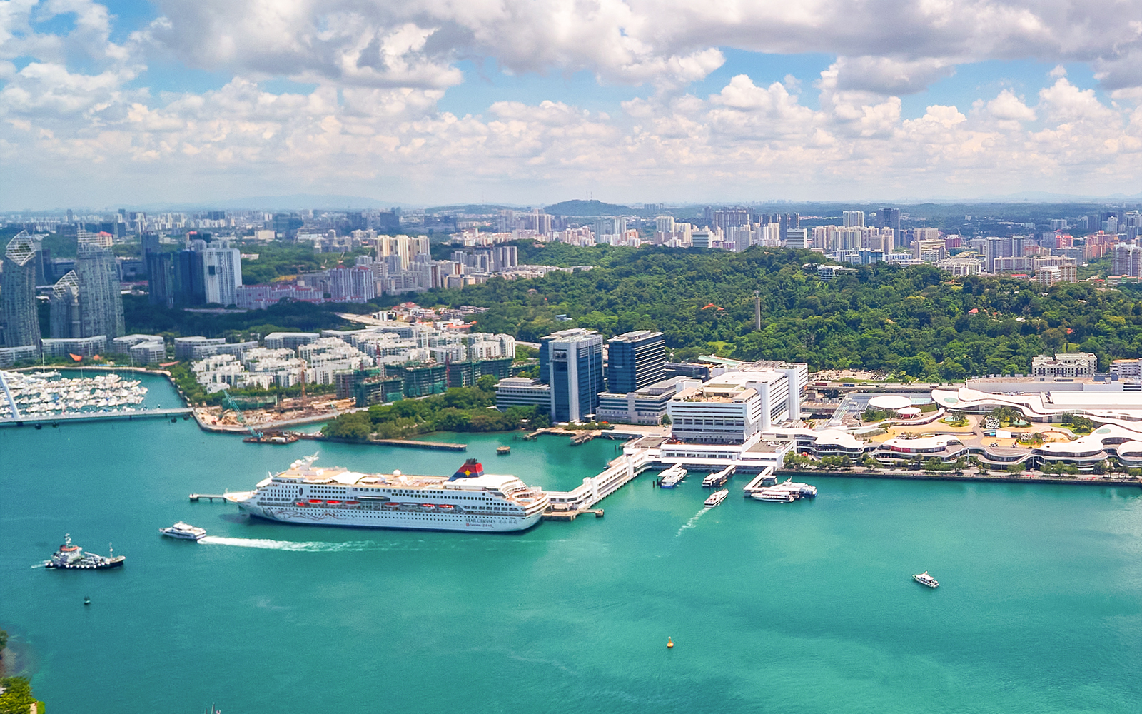 Terminal de balsas do HarbourFront Centre