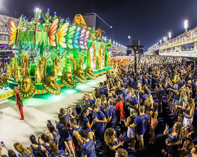 Rio Carnival 2027: Sambadrome Marquês de Sapucaí Tickets with Transfers, Reserved Seating, Food and Drinks (Product 55749)