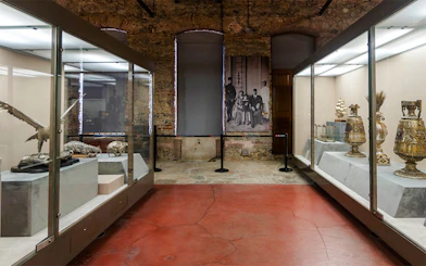 Artifacts displayed inside Topkapi Palace Museum, Istanbul.