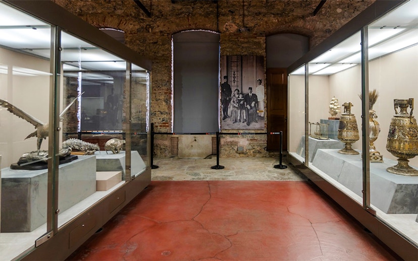 Artifacts displayed inside Topkapi Palace Museum, Istanbul.