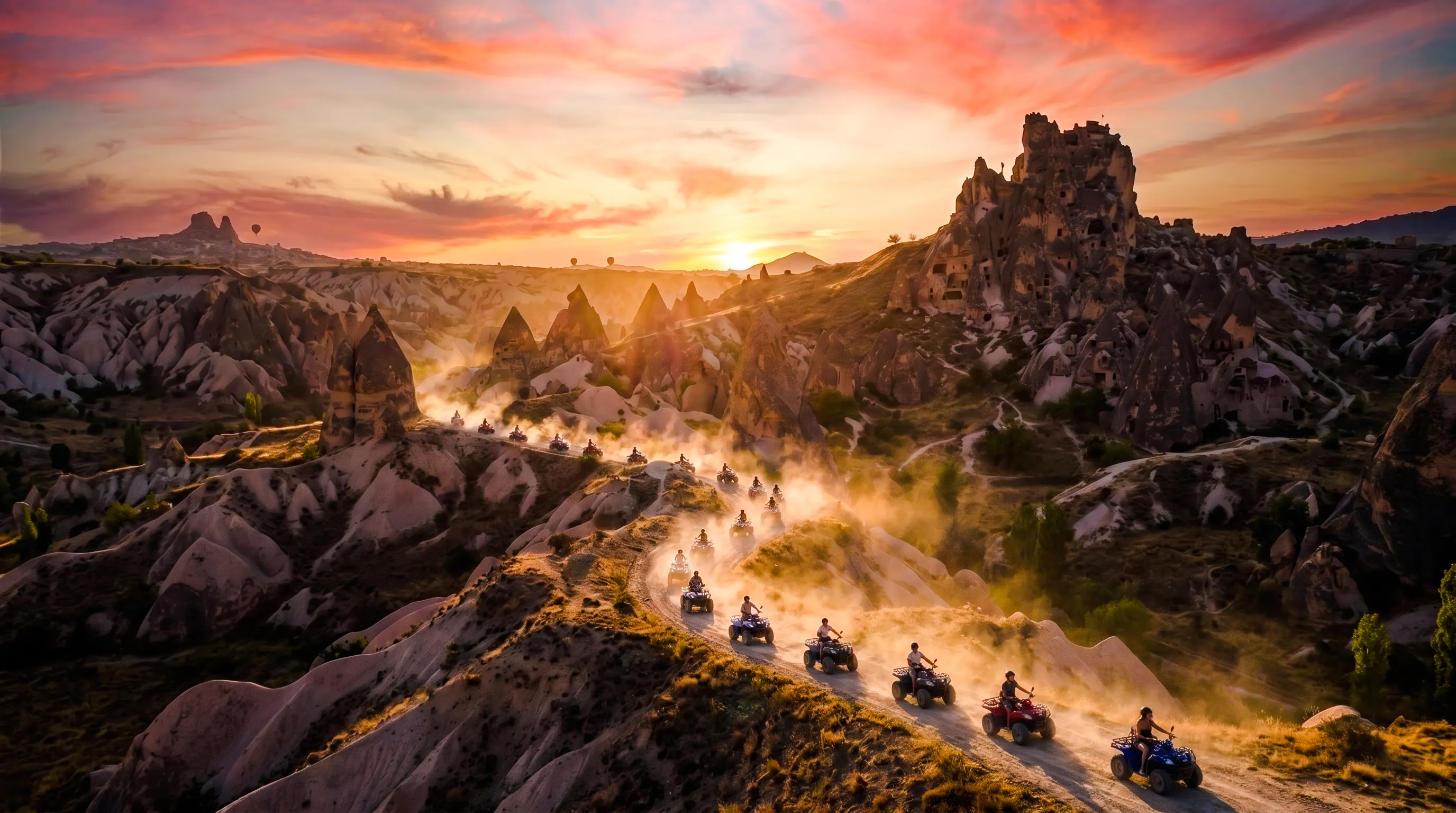 Cappadocia: 2-Hour Sunset ATV Quad Bike Tour through the Valleys
