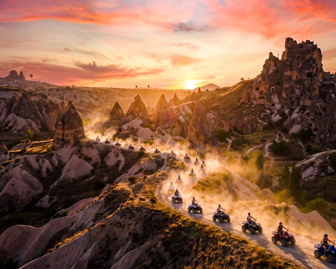 Cappadocia Sunset ATV Quad Bike Tour with Hotel Transfers