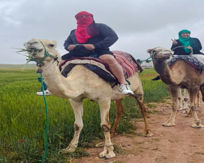 From Marrakech: Private Atlas Mountains & Agafay Desert Day Trip with Camel Ride