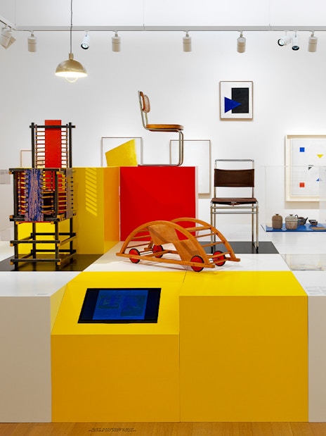 Exhibit of modern art and design at Stedelijk Museum, Amsterdam.