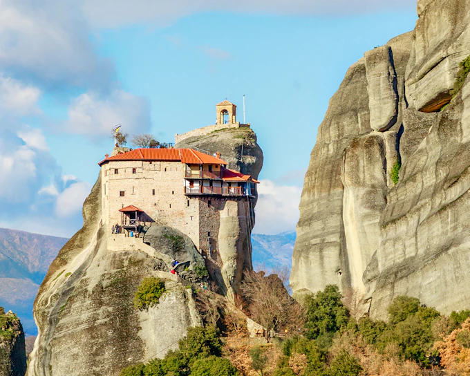 From Athens: Meteora Monasteries & Caves Full-Day Trip