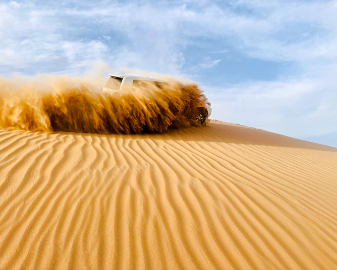 Abu Dhabi Morning Desert Safari with Sandboarding and Camel Ride (Product 55450)