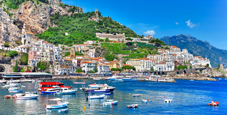 Sightseeing cruise at Amalfi Coast, Italy