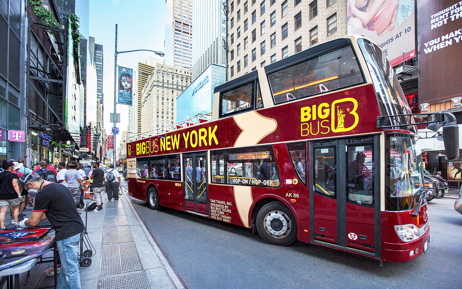 Combo (Save 10%): New York City Hop-On Hop-Off Bus Tour + Empire State Building + Statue of Liberty & Ellis Island Tickets