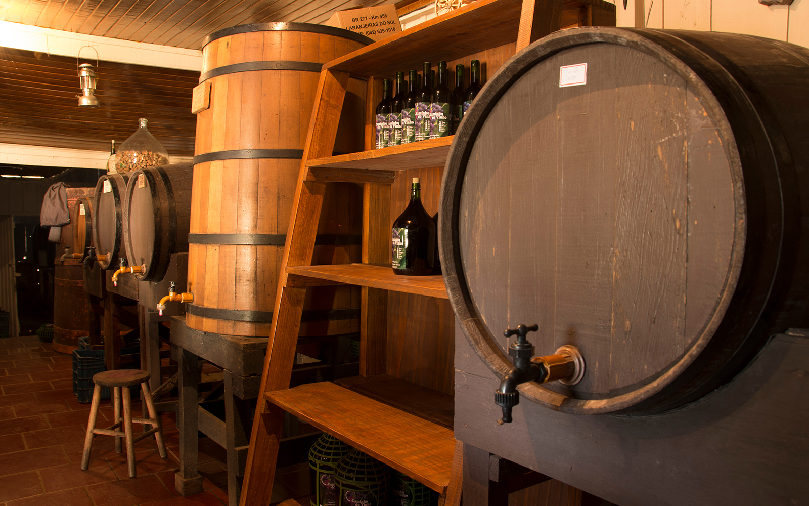 Barrels of wine stored in Notre Dame for the Revolutionary Army.