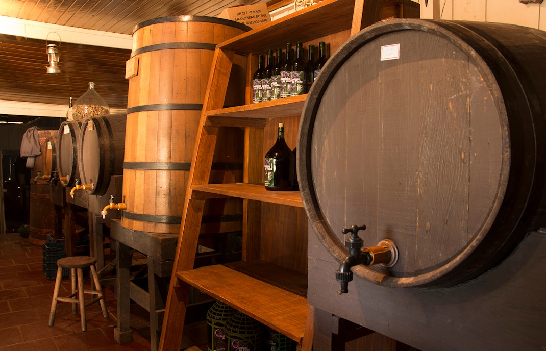 Barrels of wine stored in Notre Dame for the Revolutionary Army.