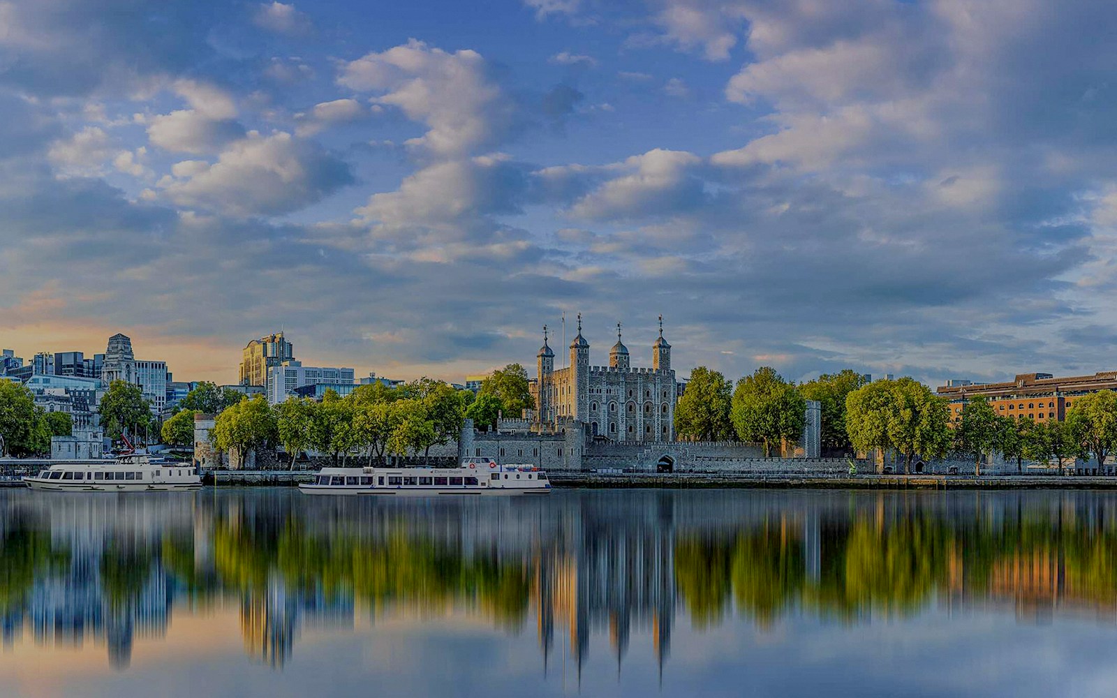 Tower of London view from Cruise in Thames river