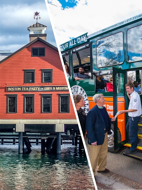Boston Tea Party Ships & Museum and Old Town Trolley Tours in Boston.