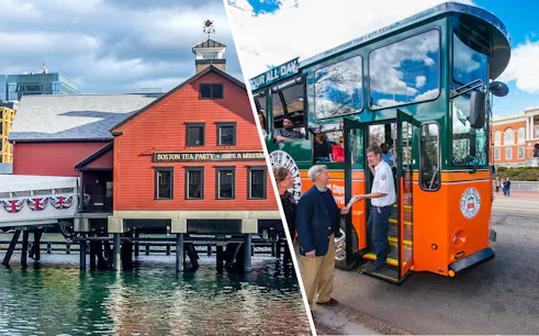 Boston Tea Party Ships & Museum and Old Town Trolley Tours in Boston.