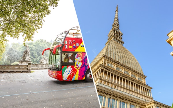 Combo: Turin Hop-on Hop-off Bus Tour + National Cinema Museum Skip-the-Line Tickets