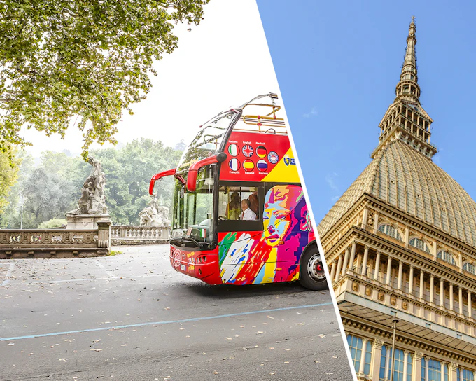 Combo: Turin Hop-on Hop-off Bus Tour + National Cinema Museum Skip-the-Line Tickets