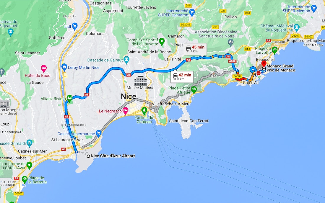 Como chegar ao GP de Mônaco 2023