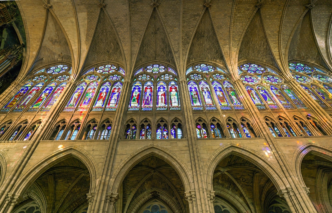 Interior of Basilica Cathedral, Saint Denis