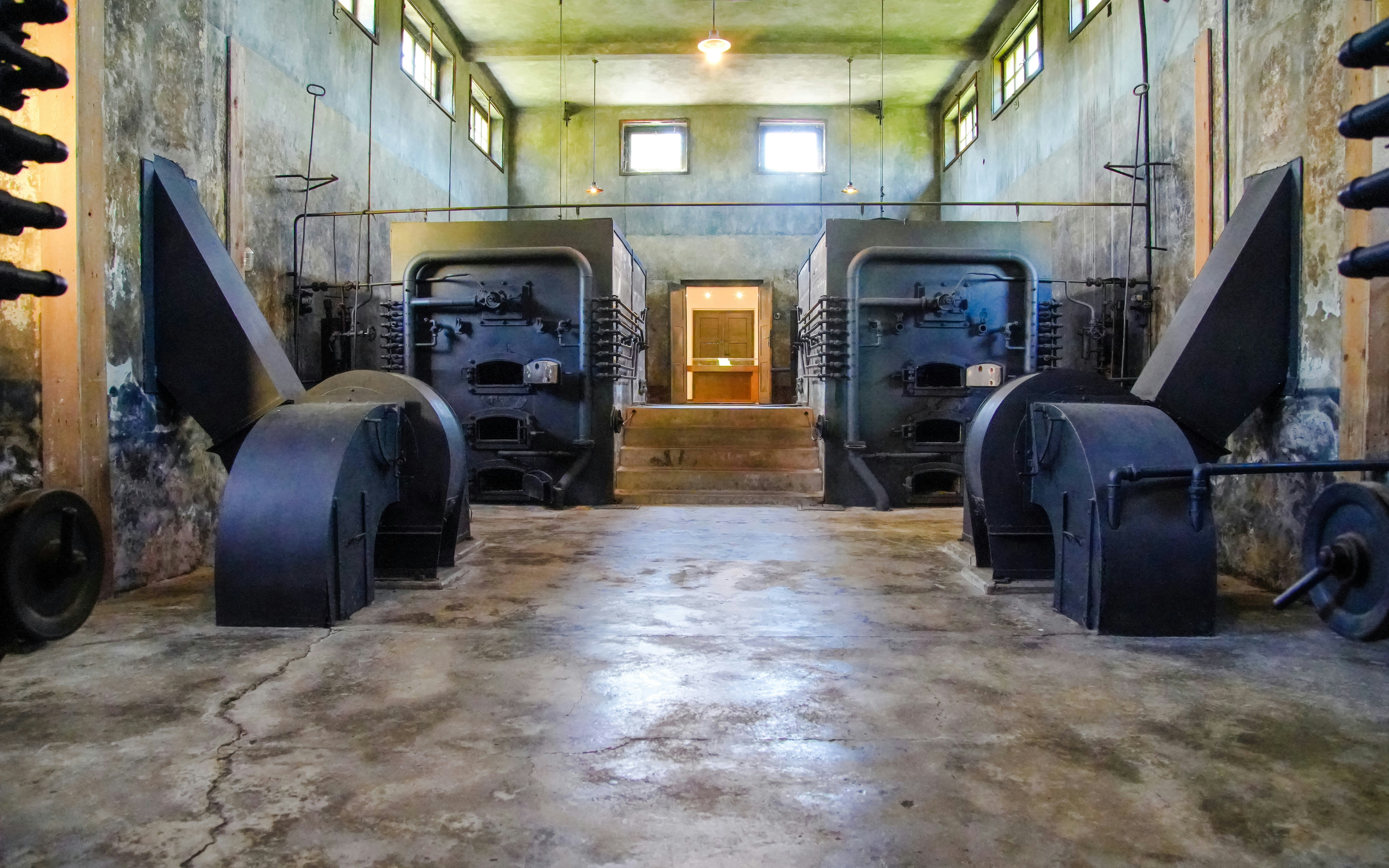 Autopsy room with furnaces at Terezín Concentration Camp, Czech Republic.