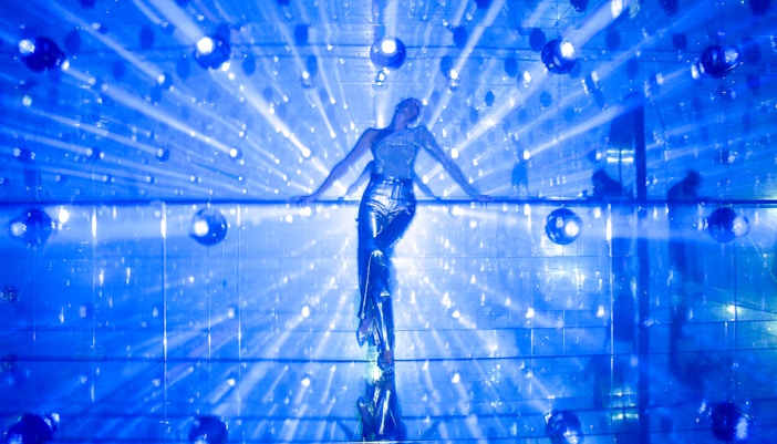 Person at Harmonia zone, AYA Universe, Dubai