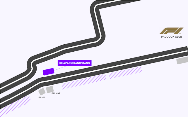 Azerbaijan GP grandstand