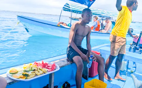 from zanzibar: mnemba island private-boat snorkeling & kendwa beach tour with lunch-1