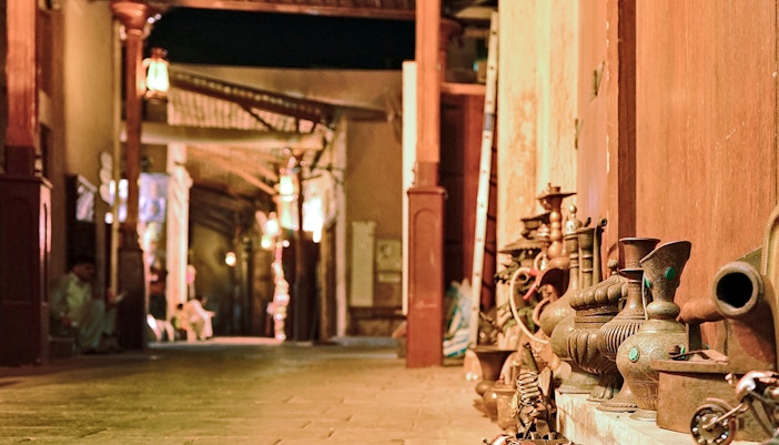 An image of an old souk in Dubai - Inside Dubai Frame