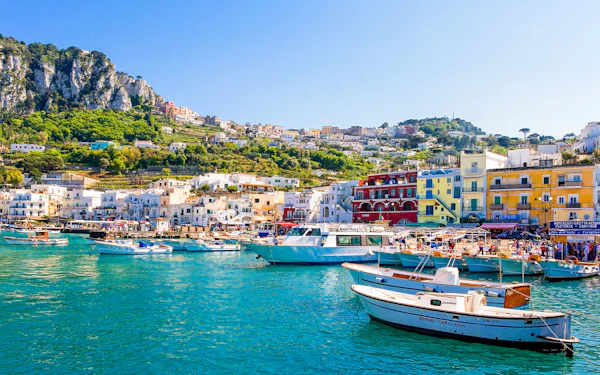 From Sorrento: Capri and Blue Grotto Boat Tour