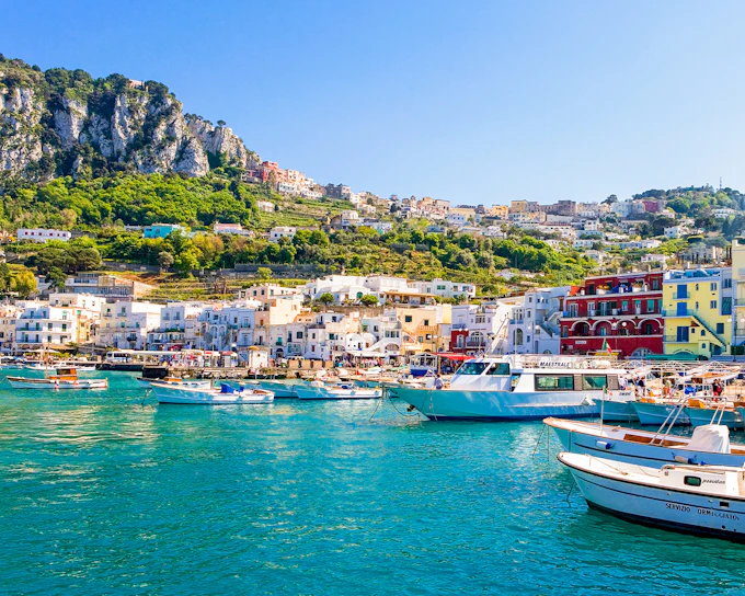 From Sorrento: Capri and Blue Grotto Boat Tour